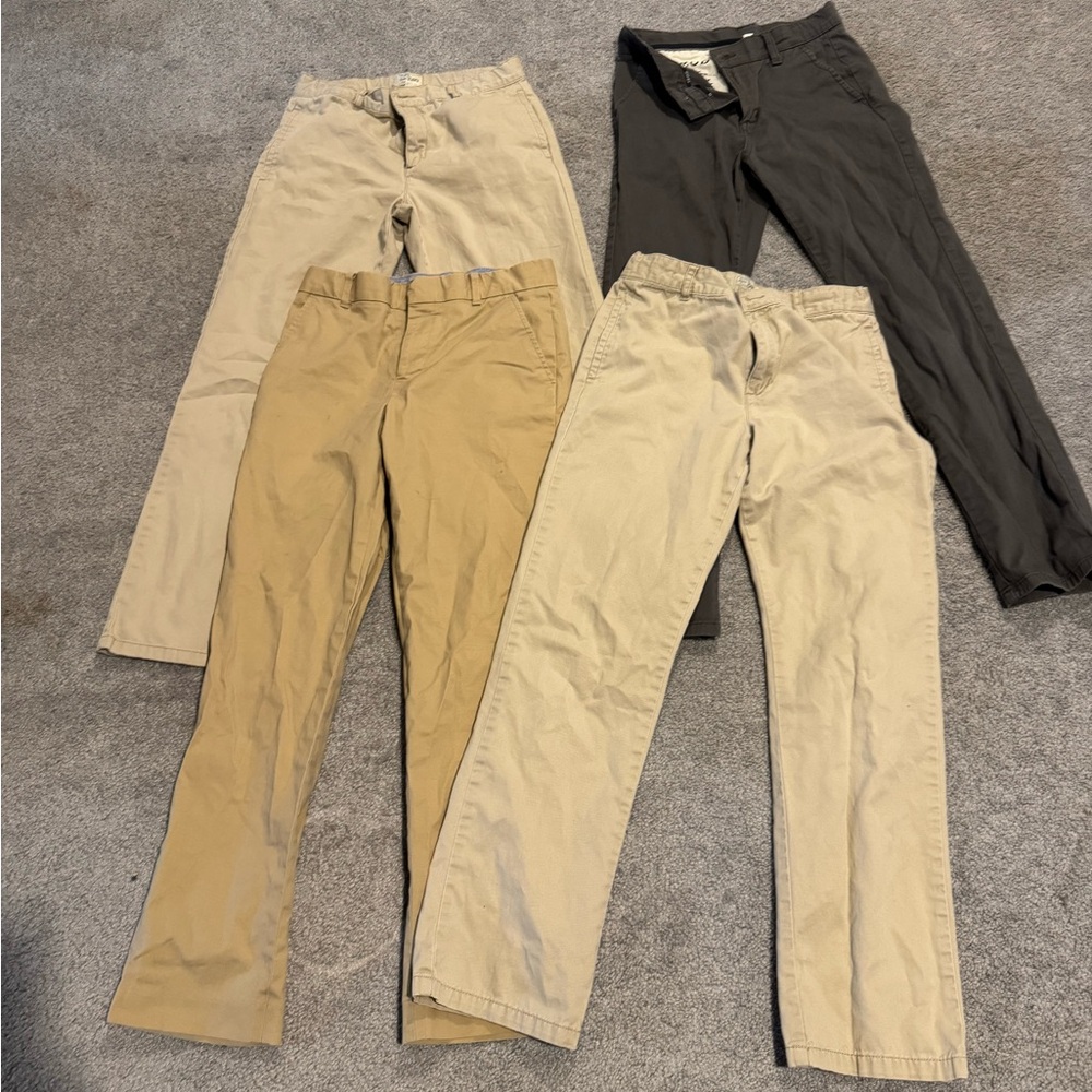 Men's Casual Pants - Black, Tan, Cream